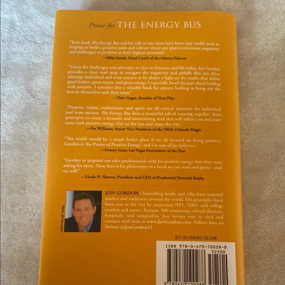 National Book Network The Energy Bus - Orange Cover